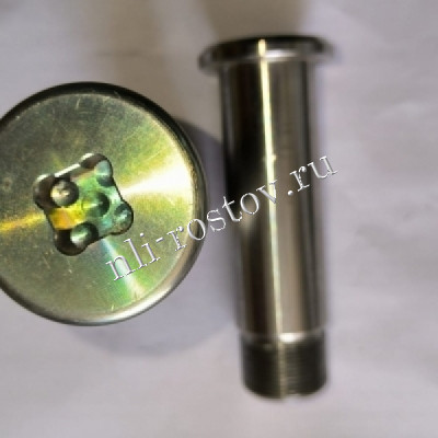 (45510091) Ось режущего диска D32х115 М30х1,5 Zn (левая резьба) (Рубин 10 Лемкен)